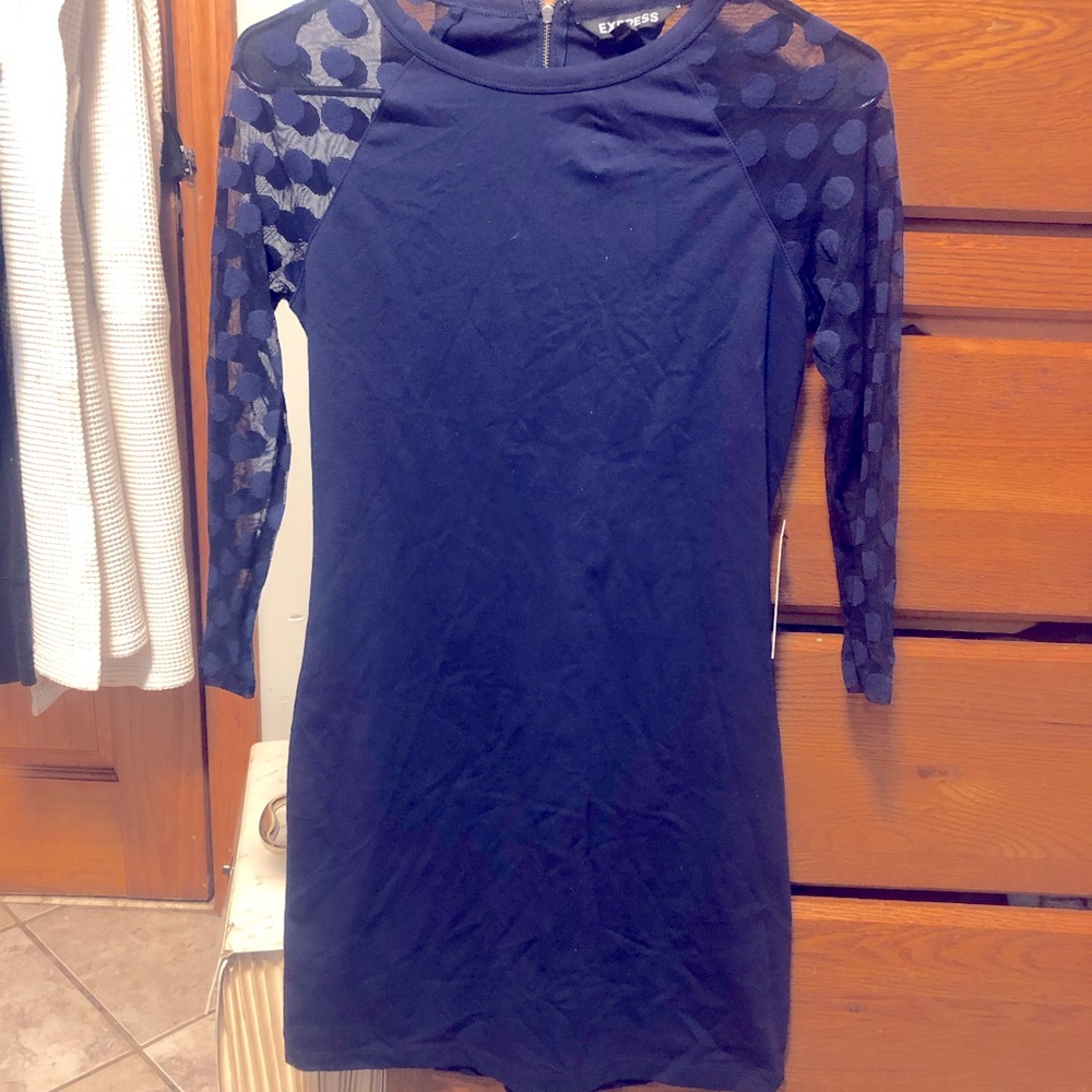 Express dress new with tags!  Size Small! Long sleeve, BEAUTIFUL!